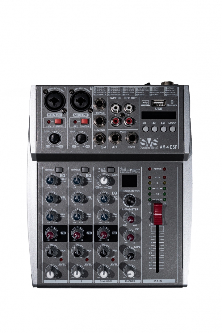 SVS Audiotechnik mixers AM-4 DSP Аналоговый микшерный пульт, 4-канала в Назрани