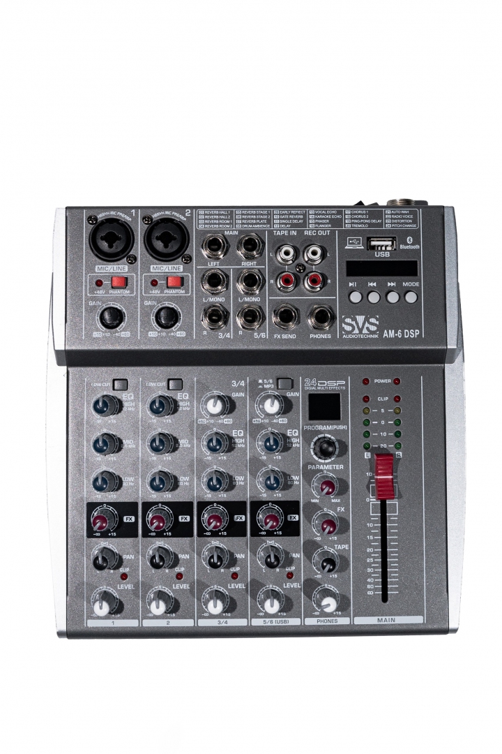 SVS Audiotechnik mixers AM-6 DSP Микшерный пульт аналоговый, 6-канальный SVS Audiotechnik mixers в Назрани